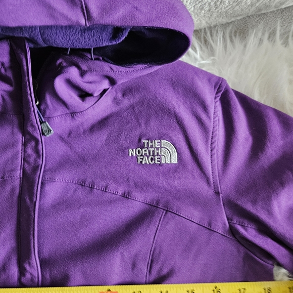 Women Northface full zip hoodie jacket purple SZ M - Picture 6 of 6